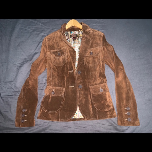 Danier Jackets & Blazers - Brown Danier suede jacket